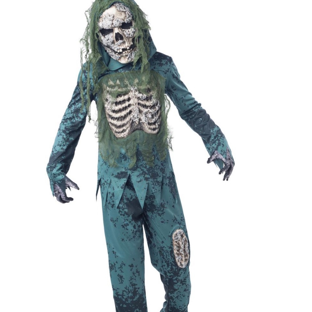 Shipwrecked Skeleton Zombie child Costume (M 8-10)